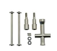 ZHGUIMING SCY 16101 PRO 16102 PRO 16103 PRO RC Car Brushless Metal Upgrade Parts DIY PARTS Original Parts Brushless Motor Gear Drive Shaft(Light Grey)