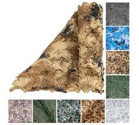ZHhan Camo Netting Bulk Roll Camouflage Net Military Nets Lightweight Durable Without Grid for Hunting Military Decoration Sunshade Desert Digital,3x4m