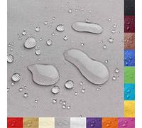 ZHhan Waterproof Polyester Fabric, 12,000 mm Water Column, 100 cm Wide, Quantity = Meter, Measured by The Meter, Waterproof, Tear-Resistant, Durable, Outdoor Fabric,(Grey,1m)