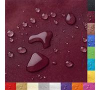 ZHhan Waterproof Polyester Fabric, 12,000 mm Water Column, 100 cm Wide, Quantity = Meter, Measured by The Meter, Waterproof, Tear-Resistant, Durable, Outdoor Fabric,(Wine,1m)