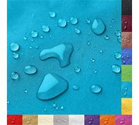 ZHhan Waterproof Polyester Fabric, 12,000 mm Water Column, 60 cm Wide, Quantity = Meter,Measured by The Meter, Waterproof, Tear-Resistant, Durable, Outdoor Fabric,(Blue,0.6m)