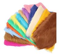 ZHhome Long Pile Faux Fur Fabric Fluffy Decorative Fake Fur Material 150x50cm 59''x19'' for Costume, Cosplay, Art Crafts, Photography, Toys, Fursuit(Color:purple)