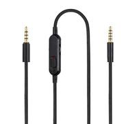 ZHHSUNY 6ft G Pro X Cord, Detachable Gaming Headset Cable Replacement for Logi-tech G Pro / G433 / G233, 3.5mm(1/8") Nylon Braided Wire with Volume Controller