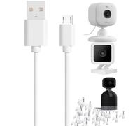 ZHHSUNY Baby Monitor Cord Power Extension Cable,Compatible with Wyze-Cam V4 V3 OG, B-link Mini, B-link Mini Pan Tilt,Ring Indoor Cam 2nd Gen, Extension Cable Cord for Security Camera (1Metre/3.3FT)