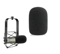 ZHHSUNY Re20 Mic Foam Cover Compatible with Electro-Voice RE20 RE27 RE320 Microphone, WS-PL2W Windscreen Replacment for EV RE-20 RE-27 RE-320 Mic Foam Cover (2)