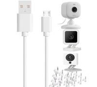 ZHHSUNY USB Charge Extension for Outdoor Indoor Security Camera and Baby Monitor Cord, Compatible with B-link Mini, Wyze-Cam v3 v2, YI-Camera, Plug in Cameras Extension Power Cable (10Metre/33FT)