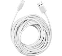 ZHHSUNY USB Charger Cord Compatible with V-Tech,Owlet,Babysense,Infant Optics DXR-8,VAVA Baby Monitor etc,Micro USB Power Cable 1-Pack(White,3 meters)