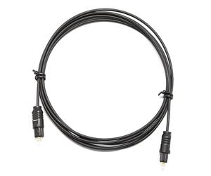 Zhhuoc 1Pc Black 1.8M Digital Optical Audio Cable Optical Fiber Square to Square Mouth Audio Connector Wire Processing, Fiber Optic Cables, Accessories