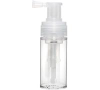 Zhhuoc Transparent 110ml Powder Spray Bottle, Empty Powder Travel Cosmetics Blower, Refillable Hair Fiber Applicator for Hair Salon, Home, Beauty Multi-Purpose,Styling Products Tools