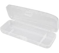 Zhhuoc Transparent Shaving Box for Shaver Razor, Razor Protector Plastic Box Cover Container Storage for Manual Razor System, Razor and Brush Stands, Shave and Hair Removal Accessories