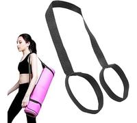 Zhhuoc Yoga Mat Straps For Carrying - Yoga Mat Elastic Straps,Adjustable Yoga Carrying Strap Holder Straps,Exercise Mat Carrier Strap,Weight Loss Fitness Binding Rope,Exercise and Fitness Accessories