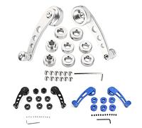 ZHHYGMD Automobile Accessories 2pcs Alloy Window Handle Riser Winder Crank Fit for Chevrolet for Classic Car(Blue)