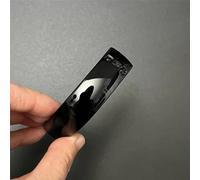 ZHHYGMD Automobile Accessories Leather Gear Shift Knob Side Cover with Matte for VW for Golf 6 7 R G TI for Passat B7 B8 CC R20 for Jetta MK6 GLI(Black DSG)