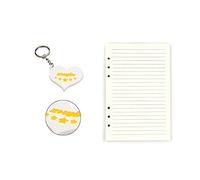 Zhi Jin A5 Standard 6 Holes Refillable Filler Paper Inserts Lined Journals Notebooks Diaries 80 Sheets Ruled Paper