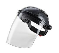Zhi Jin Adjustable Clear Safety Face Shield Visor Screen Mask Helmet Anti Scratch Splash Eye Protection Cover Black