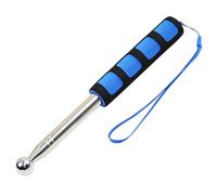Zhiang Self Defense Stick Retractable, Hollowing Drum Detection Hammer, Blue
