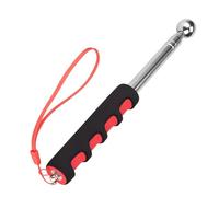 Zhiang Self Defense Stick Retractable, Hollowing Drum Detection Hammer, Red