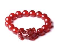 ZHIBO Natural Carnelian Agate PiXiu Bangle Bracelet