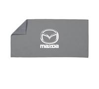 ZHIDZ Car Cleaning Cloths for Mazda 2 3 6 CX-3 CX-5 CX-30 CX-60 CX-80 MX-30 MX-5 Axela BT-50, Microfiber Car Towel Super Absorbent Giant Car Drying Cloth Cleaning Care Accessories,L-Grey