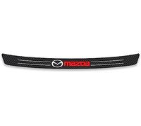 ZHIDZ Car Rear Bumper Protector for Mazda 2 3 6 CX-3 CX-5 CX-30 CX-60 CX-80 MX-30 MX-5 Axela BT-50, Ultra-Lightweight Carbon Fiber Car Door Sill Protectors Durable Sticker Accessories,C