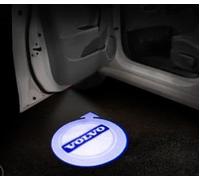 ZHIDZ Car Welcome Door Light for Volvo S60/S80/V40v60/S90/xc90/V90/XC60, Door Light Projector HD No Fade Projector Ghost Shadow Lights Puddle Lights Car Accessories,D Four
