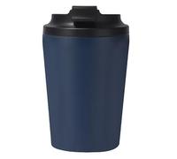 ZHIFENGYUAN Stainless Steel Insulated Coffee Cup with Spill Proof Lids,12oz(350ml),Unbreakable Durable,Reusable Drinking Cup,Gift for hot Cold iced, Travel Mug for Child Adults Outdoor(Navy Blue)