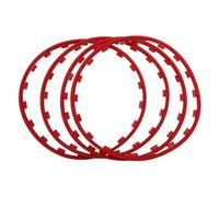 ZHIHAOLIHAI 4PCS Wheel Rim Protectors for KIA Stinger 2018-2023, Car Wheels Edge Protection Ring Anti-scratch Tire Trim Strip Anti-Collision Refit Accessories,B/Red-16inches
