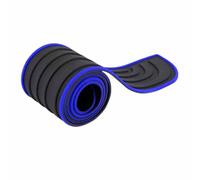ZHIHAOLIHAI Car Rear Bumper Protector for Skoda Karoq 2017-2022, Anti-Scratch Rubber Boot Sill Strip, Durable Non-Slip Trunk Guard Protective Strips,C/black blue-90cm*7cm