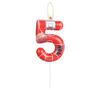 ZHIHUI Birthday Candle Basketball Themed Party Decorations, Basketball Happy Birthday Candles for Cake Decorating, Boys Girls Kids Birthday Cake Topper Reunions Theme Party Supplies (Number 5)