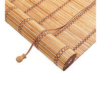 zhijiaqian456 Retro Bamboo Roller Blinds,Roman Blinds,Sun Shade Curtain,Blackout Roller Blinds,Partition Door Curtain,for windows and doors,Customizable (60 x 200 cm)