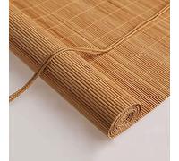 zhijiaqian456 Retro Bamboo Roller Blinds,Roman Blinds,Sun Shade Curtain,Blackout Roller Blinds,Partition Door Curtain,for windows and doors,Customizable (95 x 260 cm)