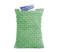 zhijiazhi Abdominal Surgery Pillow with Pocket, Hysterectomy Pillow, Lumpectomy Recovery Pillow for Women, Small Pillow for Travel (Green)