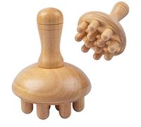 zhijiazhi Wooden Mushroom Shape Massager | Manual Wood Therapy Massage Tool, Anti Cellulite, Maderoterapia, Lymphatic Drainage, Relief Muscle Tension, for Full Body Use