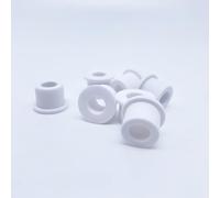ZHILI High-Purity Alumina Ceramic T-Tube - 99% Al2O3, High-Temperature Resistant, Electrical Insulation, Industrial Ceramic Pipe for Furnace, Kiln, Lab (OD10xOD7xID3xH8/3mm)