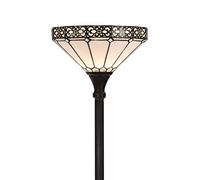 Zhimei Tiffany Style Torchiere Uplight Floor Lamp