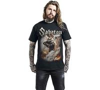 ZHINAN Fashion Sabaton Shiroyama T-Shirt Casual T Shirts Men O Neck New Brand Shirts Short Sleeve Printed T-Shirt Black M