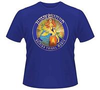 ZHINAN Hawkwind 'British Tribal Music' T-Shirt Blue XL