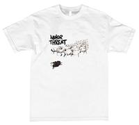 ZHINAN Minor Threat 'Out of Step' T-Shirt White XXL