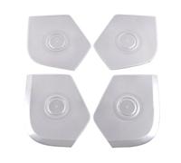 ZHINUAN Car Audio Speaker Cover Sticker,Fit For Isuzu, D-MAX DMAX 2021-2023 Door Loudspeaker Cover Loud Outlet Vent Trim Accessories car Speaker faceplate grille cover(Steel Silver)