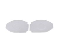 ZHINUAN Car Audio Speaker Cover Trim,Fit For Jeep, Wrangler JL 2018-2020 Front Pillar A Stereo Speaker Audio Loudspeaker Sound Molding car Speaker faceplate grille cover(Matte Sliver-01)