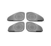 ZHINUAN Car Audio Speaker Cover Trim,Fit For Mitsubishi, PAJERO SPORT MONTERO 2020 Door Loudspeaker Cover Trim Car Accessories Interior car Speaker faceplate grille cover(Black)
