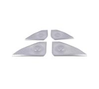 ZHINUAN Car Audio Speaker Cover Trim,Fit For Volkswagen, Fit For VW, Fit For Golf, 8 MK8 Car Accessories Interior Trim Car Styling Door Loudspeaker Cover Trim car Speaker faceplate grille cover(Slive