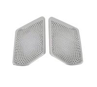 ZHINUAN Car Decoration Loudspeaker Cover,Fit For BMW, X5 G05 X7 G07 2019 2020 Accessories Door Horn Speaker Net Protection Styling A Column car Speaker faceplate grille cover(Rear Door handle)