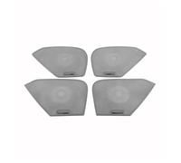 ZHINUAN Car Door Audio Speaker Cover,Fit For Mazda, CX-5 CX5 KF 2017-2023 Loudspeaker Pad Trim Frame Stainless Interior Accessories car Speaker faceplate grille cover(Black Color)