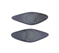 ZHINUAN Car Door Audio Speaker Loudspeaker Cover Trim,Fit For Chevrolet, Malibu 2016-2021 Pad Frame Sticker Stainless Interior Accessories car Speaker faceplate grille cover(Black color)