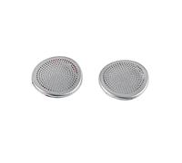 ZHINUAN Car Door Gate Loudspeaker Cover Trim,Fit For Nissan, Sylphy Sentra 2020 Sound Chrome Pad Speaker Frame Sticker Interior Accessories car Speaker faceplate grille cover(Sliver)