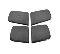 ZHINUAN Car Door Loudspeaker Cover,Fit For Nissan, Sylphy Sentra 2020 A Column Decoration Horn Speaker Net Protection Styling car Speaker faceplate grille cover(Black-01)