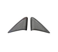 ZHINUAN Car Door Loudspeaker Cover Trim,Fit For Mazda, CX-30 CX 30 CX30 2020 Audio Speaker Cover Trim Car Accessories Interior car Speaker faceplate grille cover(Black-02)