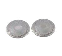 ZHINUAN Car Door Loudspeaker Cover Trim,Fit For Mitsubishi, Outlander 2012-2019 Sound Chrome Pad Speaker Frame Sticker Interior Accessories car Speaker faceplate grille cover(Sliver)