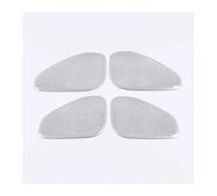 ZHINUAN Car Door Loudspeaker Sound Speaker Cover Trim Sticker,Fit For Mitsubishi, Pajero Sport Montero Sport 2020 2021 Interior Accessories car Speaker faceplate grille cover(Door Speaker 1)